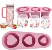 Nozibye Ice Cube Tray for Stanley Cup, Silicone Ice Cube Molds for Stanley 20...