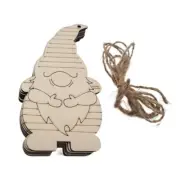 10pcs/Set Wooden Gnomes Elf Decor Ornaments Xmas Gifts for Children Boys Girls