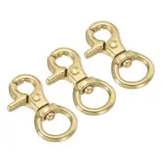 Lobster Clasp Keychains, 3Pcs 13mm Round Clasps Swivel Trigger Snap Hook