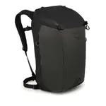 【【蘋果戶外】】出清特價 OSPREY TRANSPORTER ZIP TOP PACK【30L 黑】BLACK 多功能後背包 上學背包 電腦包多功能城市休閒 筆電背包 附爆音哨 平板電腦筆電隔間 前方警示燈掛帶 通勤背包