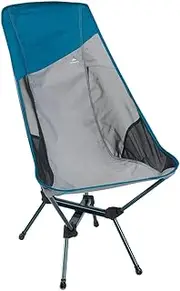 Decathlon MH500 Folding Camping Chair XL Unique Size Light Grey