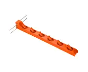 Gardena CombiSystem Wall Mounted 6-Tool Hanging Space-Saving Storage Rack