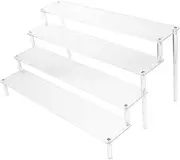 Cabilock Display Stand Cupcake Tier Stand Bar Accessories Display Riser Stand Perfume Stand Radiator Shelf Plate Floating Shelves Jewelry Display Shelf Sign Monitor Product Stand Acrylic