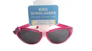 Kids Sunglasses Morgan Pink 100% UVA/UVB Lens Protection New