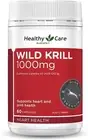 Healthy Care Wild Krill Oil Capsules 1000mg 60 Pieces Supports Heart-Au