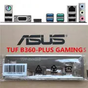 For Asus TUF B360-PLUS GAMING S Shield IO I/O Rear Baffle Backplate Motherboard