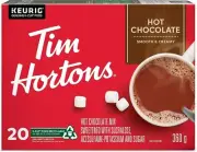3PACK Tim Hortons Original Hot Chocolate Single Serve Keurig K-Cup Pods, 20 Ct