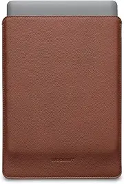 Leather Sleeve Case Cover for MacBook Pro 13 & Air 13/13.6 inch - Cognac