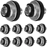 Hohopeti 10pcs Multi Functional Hard Disk Drive Repair Screws for Mini Computers Compact Design Easy Installation Compatible with Personal Computers Servers