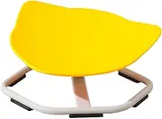 Kids Sensory Swivel Chair Sensory Rotating Chair Training Body Coordination Balance Strength Chair for Kids Preschool, Yellow