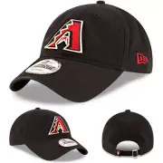 New Era Arizona Diamondbacks Black Daddy Straback Hat MLB Core Classic Dad Cap