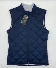 Nike Repel Aeroloft Full Zip Up Reversible Golf Vest Size Small CK6074-451 Blue