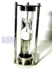 Sand Timer Antique Brass Hourglass Vintage Nautical Maritime Gift