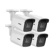 ANNKE 4pcs 4K PoE Security Camera 2.8mm IR Night Vision Person Vehicle Detection