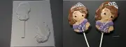 SOFIA the FIRST PRINCESS FACE HEAD Chocolate Candy Soap Lollipop Mold