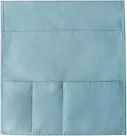 Couch Chair Armrest Storage Bag， Couch Recliner Remote Control Holder, Sofa Arm Tidy Hanging Storage Bag with 4 Pockets Holder Pouch(Blue)