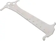 ifundom 1pc Bike Chain Wear Indicator Tool Durable Chain Measuring Ruler for Accurate Testing Compact Repair Checker for Cycling Maintenance