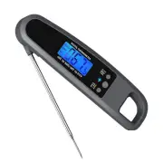 Digital Meat Temp Probe Precise Temperature Tester With Folding Probe Waterproof