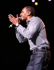 Rapper Dres of Black Sheep at DTE Energy Center on August 31 in - 2014 Photo