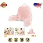 Standard Size Velvet Bed Pillow for Reading and TV - Comfort Anywhere You Go