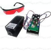 High Power 2.5W 445nm 450nm Blue Laser Module 2500mW DIY Engraver free Goggles