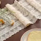 Vintage Lace Table Runner With Tassel Table Cover Table Cloth Table Decoration