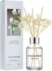 COCODOR Flower Reed Diffuser Set / 100Ml / White Jasmine/Scent Diffuser with Sti