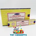 CALIFORNIAN WHITE SAGE NAG CHAMPA INCENSE15g x 6 bulk lot pack satya scent stick