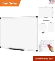 Versatile Magnetic Whiteboard - Multi-Purpose - Smooth & Easy to Wipe - Uses