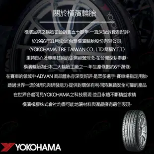 【YOKOHAMA 橫濱】V701 2254519吋_四入組 輪胎 送安裝+四輪定位(車麗屋)