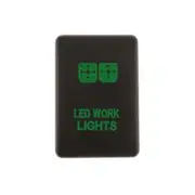 Hulk 4x4 Green 12V OE RPL Switch Push Button ON/OFF to suit late Toyota