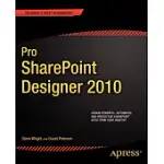 PRO SHAREPOINT DESIGNER 2010