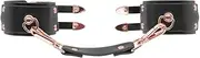 Love In Leather Double Strap Cuffs - Rose Gold