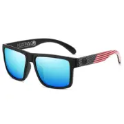 NEW High Quality Luxury Heat Wave Brand Polarized Sunglasses Square Conjoined Le