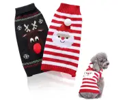 Dog Christmas Sweaters for Small Dogs - Small Dog Christmas Sweater - Small Dog Simple Christmas Sweater - Cute Christmas Gift for Puppy Kitty