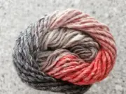 Noro Silk Garden #521 Hokuto Charcoal Silver Orange Etc Wool Silk Mohair
