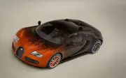 Cars 2012 bugatti veyron grand sport venet supercar Desk Mat Stitched