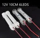 5pcs 10cm DC12V SMD 5730 5630 LED Hard Rigid Strip Bar Light Aluminium shell