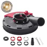 Angle Grinder Dust Shroud 4-5 in 6 Clamping Washers & 5 in Grinding Wheel