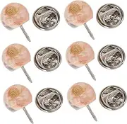 KONTONTY 6 Pack Invisible Snaps Brooch Buttons for Decorative Coat Sweater Vest Skirt