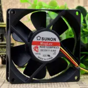 SUNON KDE1208PKV3 8CM 12V 0.8W mute 8020 cooling fan industrial exhaust fan