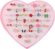 Beauty7 Adjustable Rings Set