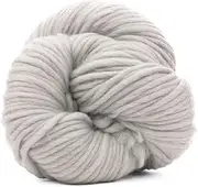 Revolution Fibers | Premium Super Bulky Merino Yarn | 100-Grams of 100% Wool Yarn Chunky Weight, Thick Wool Yarn for Knitting, Crochet, Baby Blanket, Dyed, Felting, Weaving, Lightening White