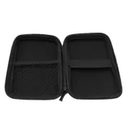 Black Hard Disk Portable External Power Earphones for Case Box Storag