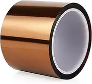 BOMEI PACK Polyimide High Temperature Tape,Heat Press Tape Metal Tape,75mm x 33m, Heat Transfer Resistant Tape,Sublimation Heat Tape for Soldering Protecting Circuit Board, 2.36 Mil Thick (1 Roll)