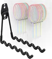 Tennis Racket Storage Rack,Wall Mounted Badminton Racket Display Stand Can Hold 6 Racks,Tennis Racket Display Rack Load-Bearing 25kg, for Badminton Rackets Table Tennis Rackets