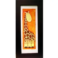 在飛比找蝦皮商城優惠-可愛動物系列之長頸鹿 世界名畫 掛畫 複製畫 壁飾 22x4