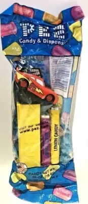PEZ LIGHTNING MCQUEEN CARS DISPENSER FACTORY PACKAGED NEW