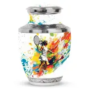 Focused Boxer On The Offensive Distinguished Large Urn For Adult Ashes 10 Inch