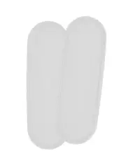 Two x Tupperware Modular Mates Super Oval Replacement Seals Cotton White New